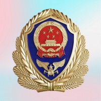 消防徽标定制 金属消防徽大型立体徽章制作