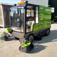 山东电动道路清扫车厂家直销电动四轮道路清扫车价格